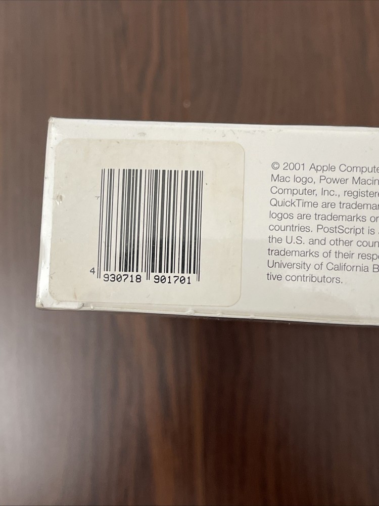 Vintage 2001 Apple Mac OS X Server Software CD Version 10.1 SEALED 10 client