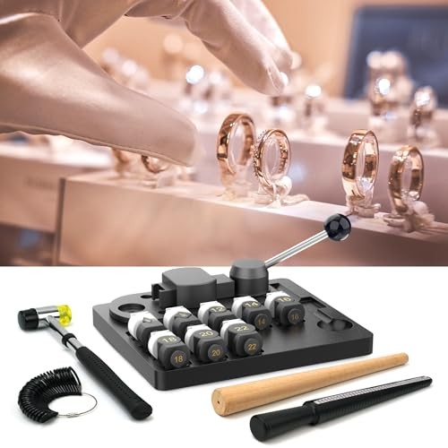 GAXPAK Ring Bender Tool Ring Bending, Spoon Ring Maker Machine Jewelry black 12