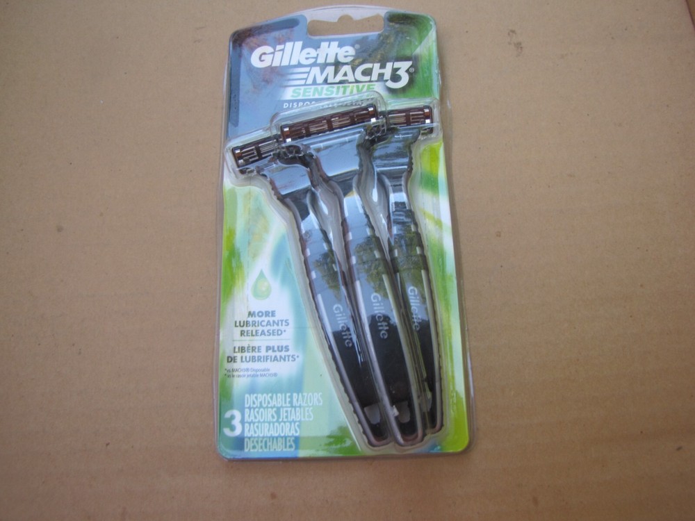 Gillette Mach 3 Disposable Razor Sensitive