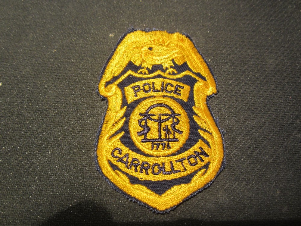 CARROLLTON POLICE  PATCH FOR SHIRT