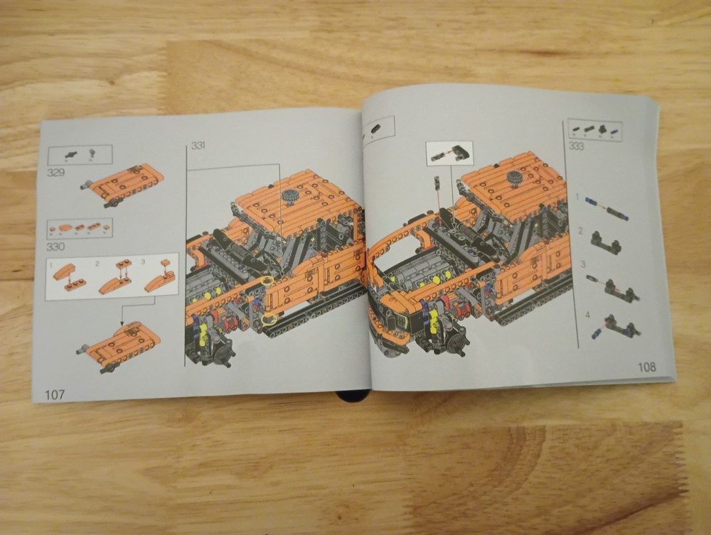 New Technical Performance Truck Building Block Bricks Display Model MOC Toy Gift