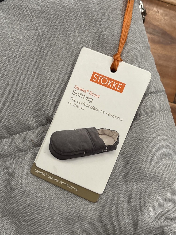 Stokke Scoot Stroller Softbag Gray NWT