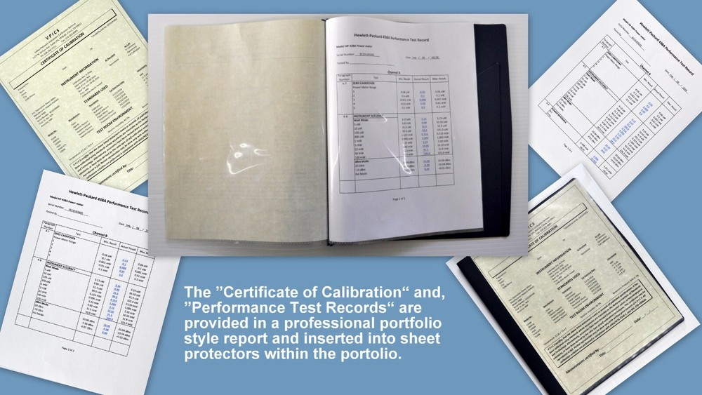Hewlett Packard/ HP 8481D Power Sensor/ Ref Atten/ Cal'ed with Data/ No Cable