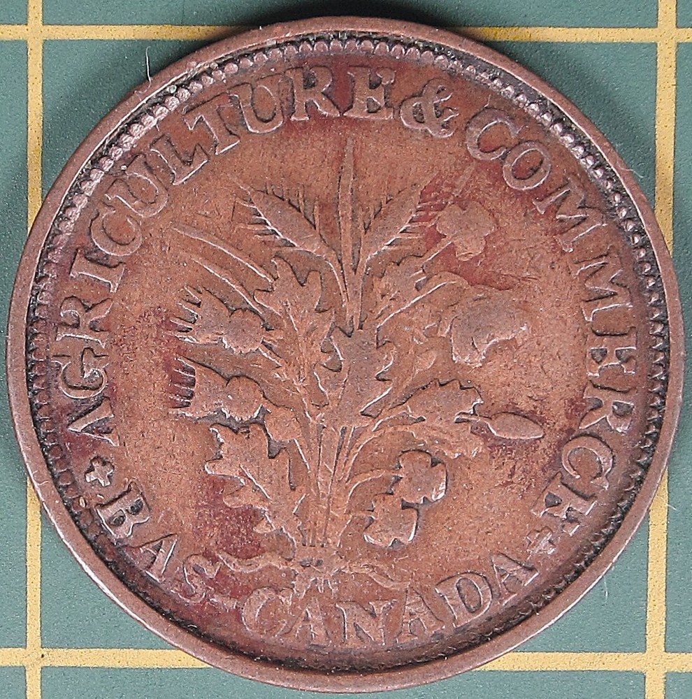 Lower Canada Un Sou token LC-30C