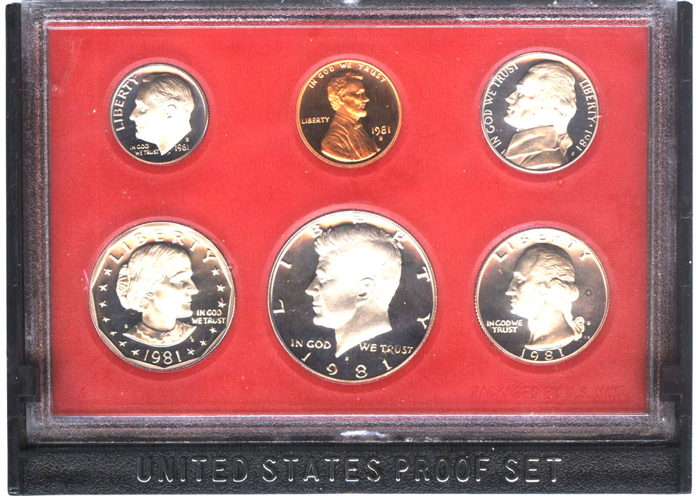 1981-S Proof Set, US Mint Sealed Package