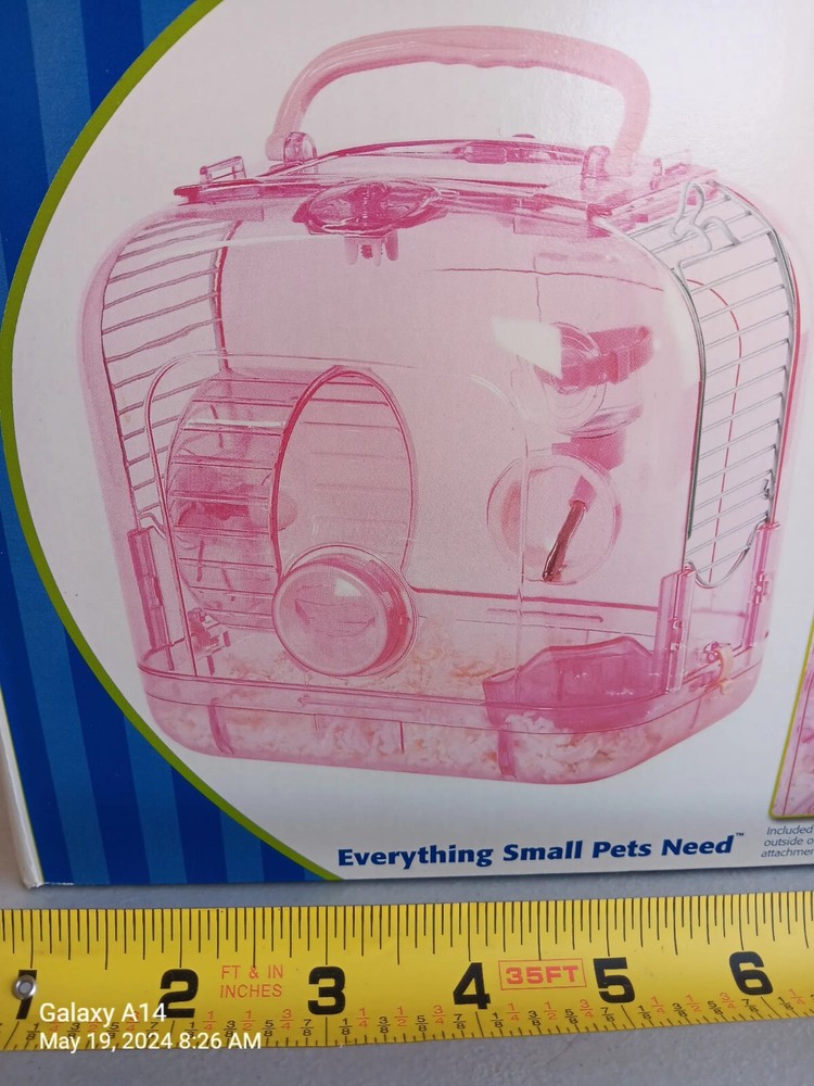 Biddie Buddies Studio Hamster Gerbil Mouse Cage Traveling Case