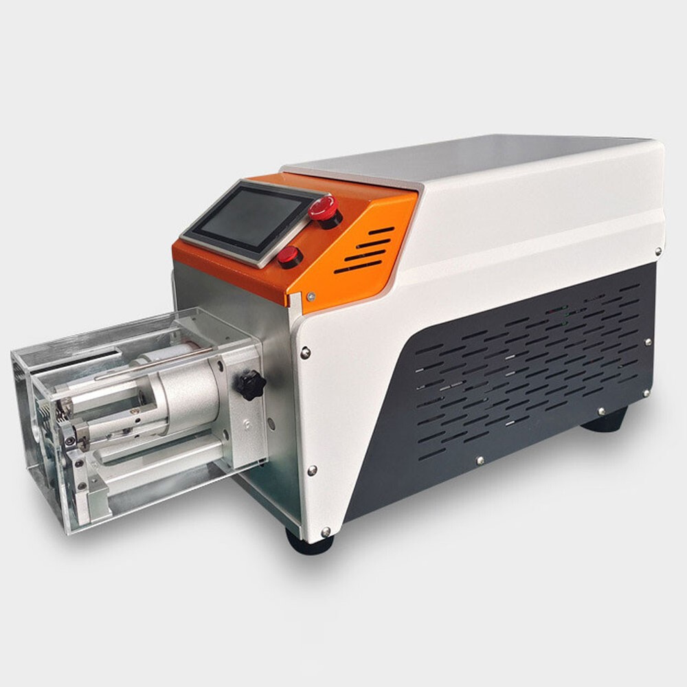 110V Auto coax cable stripping machine Flexible coaxial wire cut peeling machine