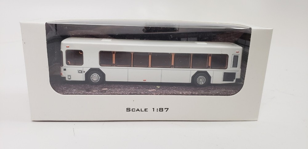 American low floor shuttle bus - blank white