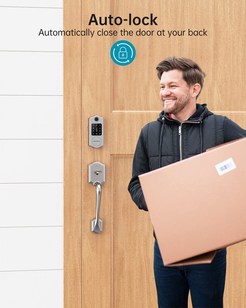 Keyless Entry Door Lock Fingerprint Smart Deadbolt Digital Keypad App Control