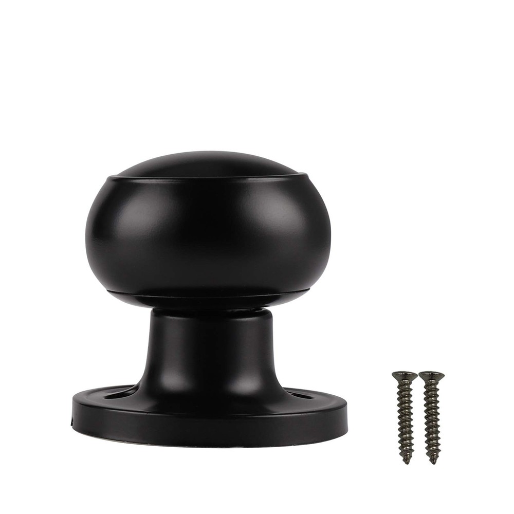 Probrico 2 Pack Single Side Dummy Knobs, Matte Black Finish, 2 Pack,