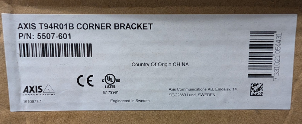 Axis T94R01B Corner Bracket 5507-601