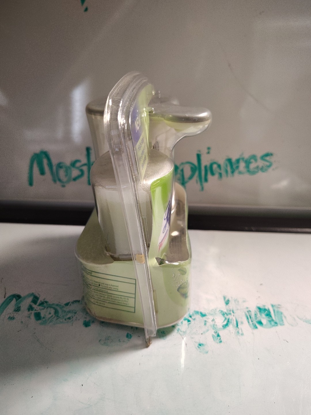 Lysol No Touch Hand Soap Dispenser System Green Tea & Ginger Scent Discontinued