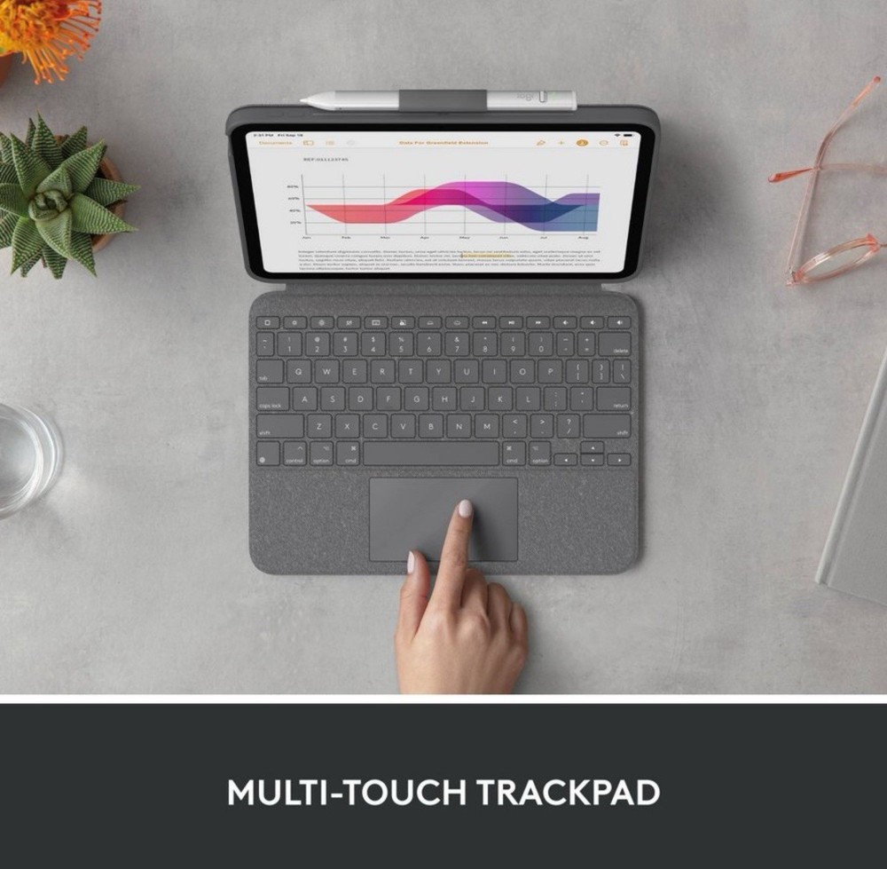 Logitech Combo Touch Detachable Keyboard Case for iPad A16 & iPad 10th Gen