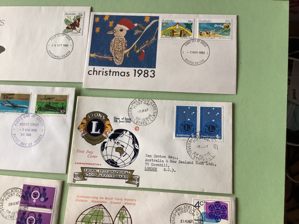 Australia covers 9 items Ref A1977