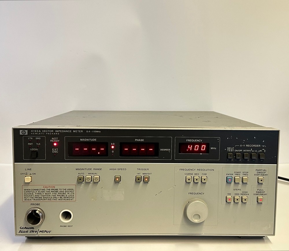 HP 4193A Vector Impedance Meter 0.4-110MHz
