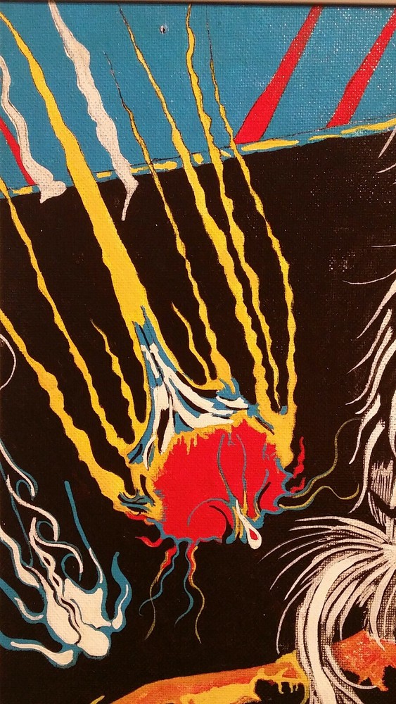 Painting Psychedelic Shaman Mandala