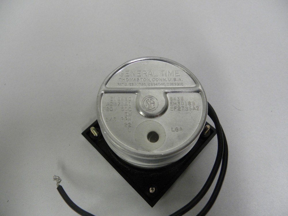 General Time Talley Industries Model E15450 Elapsed Time Panel Gauge Meter (A8)