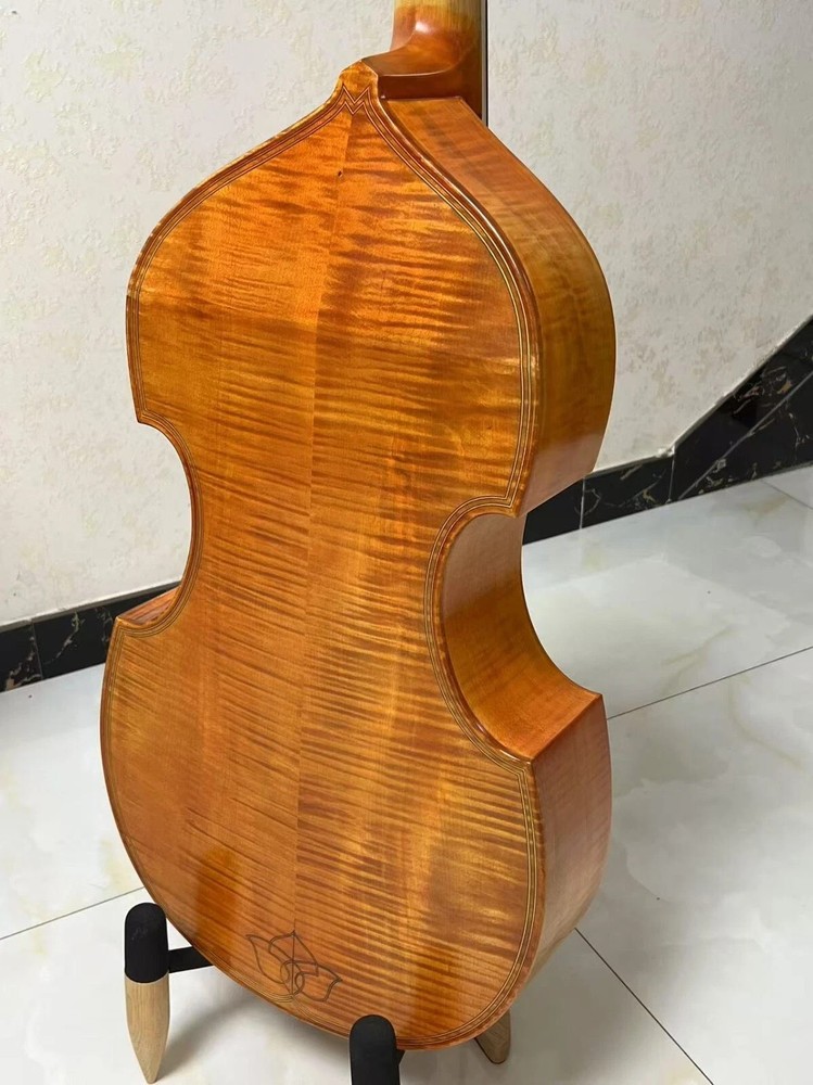 Professional Maestro 6 string 27" Viola da Gamba with Double purflings carving