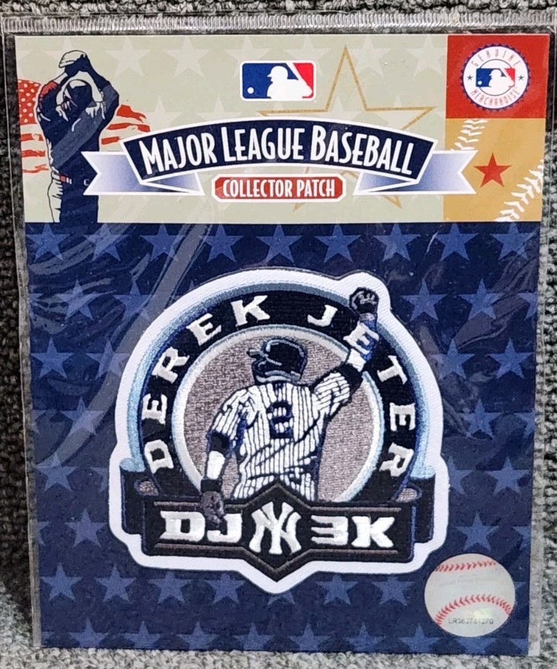 Derek Jeter 3000 Major League Baseball Collector Patch