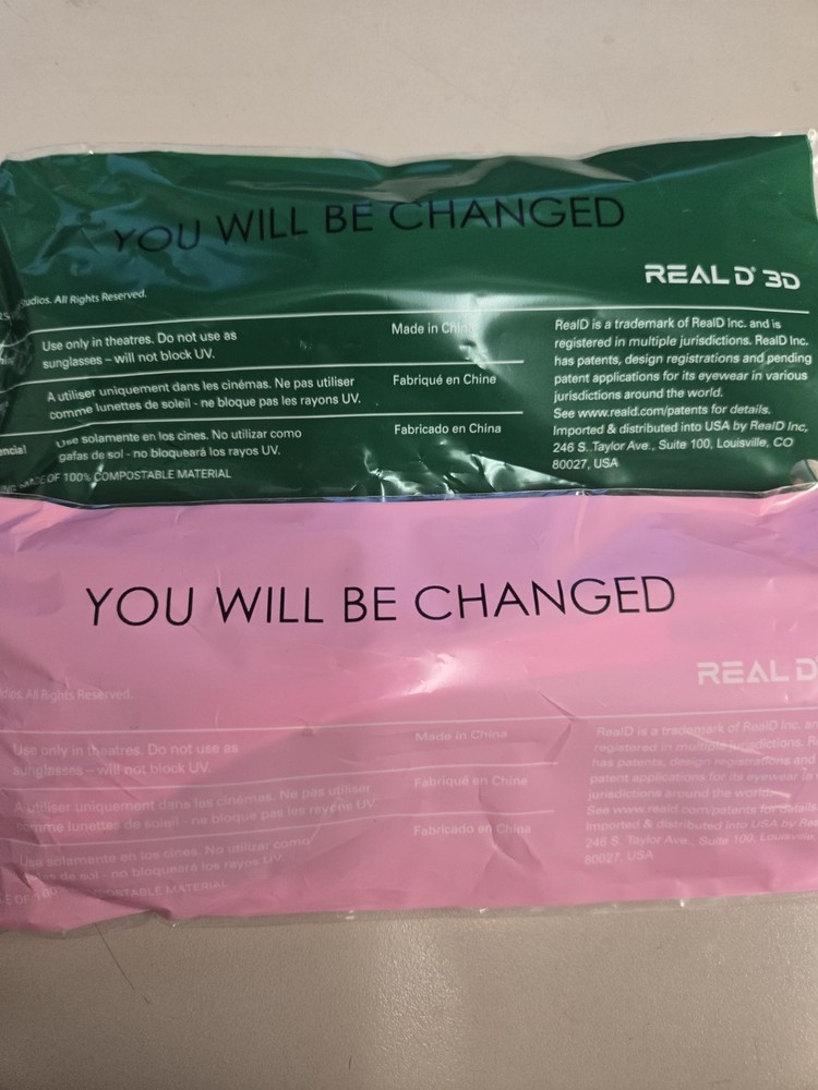 Wicked For Good 3D Glasses