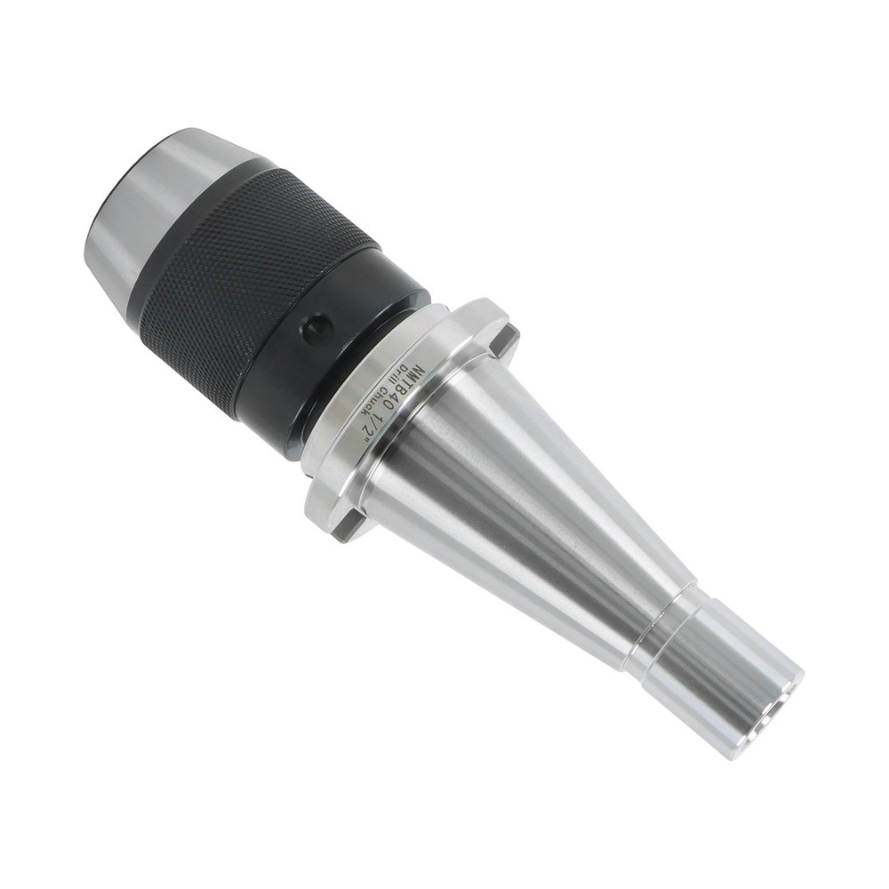 NMTB40 Keyless Drill Chuck 1/2 Inch Capacity Integral Shank 5/8-11 Thread