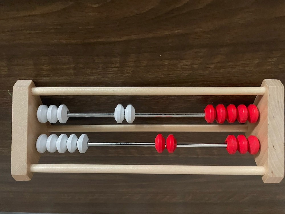 Abacus, 1 Large and 5 Small. Counting Breads Devise!