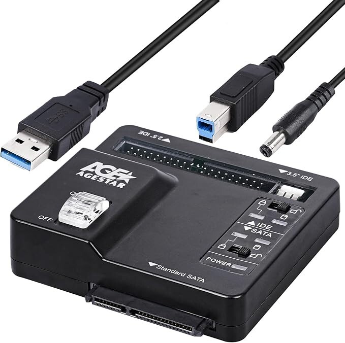 USB 3.0 SATA / IDE HDD Adapter with Write-Protection