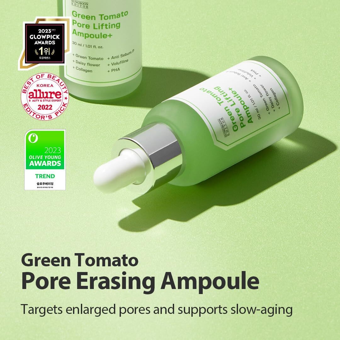 [ SUNGBOON EDITOR ] Green Tomato Pore Lifting Ampoule+ 30ml/1.01fl.oz