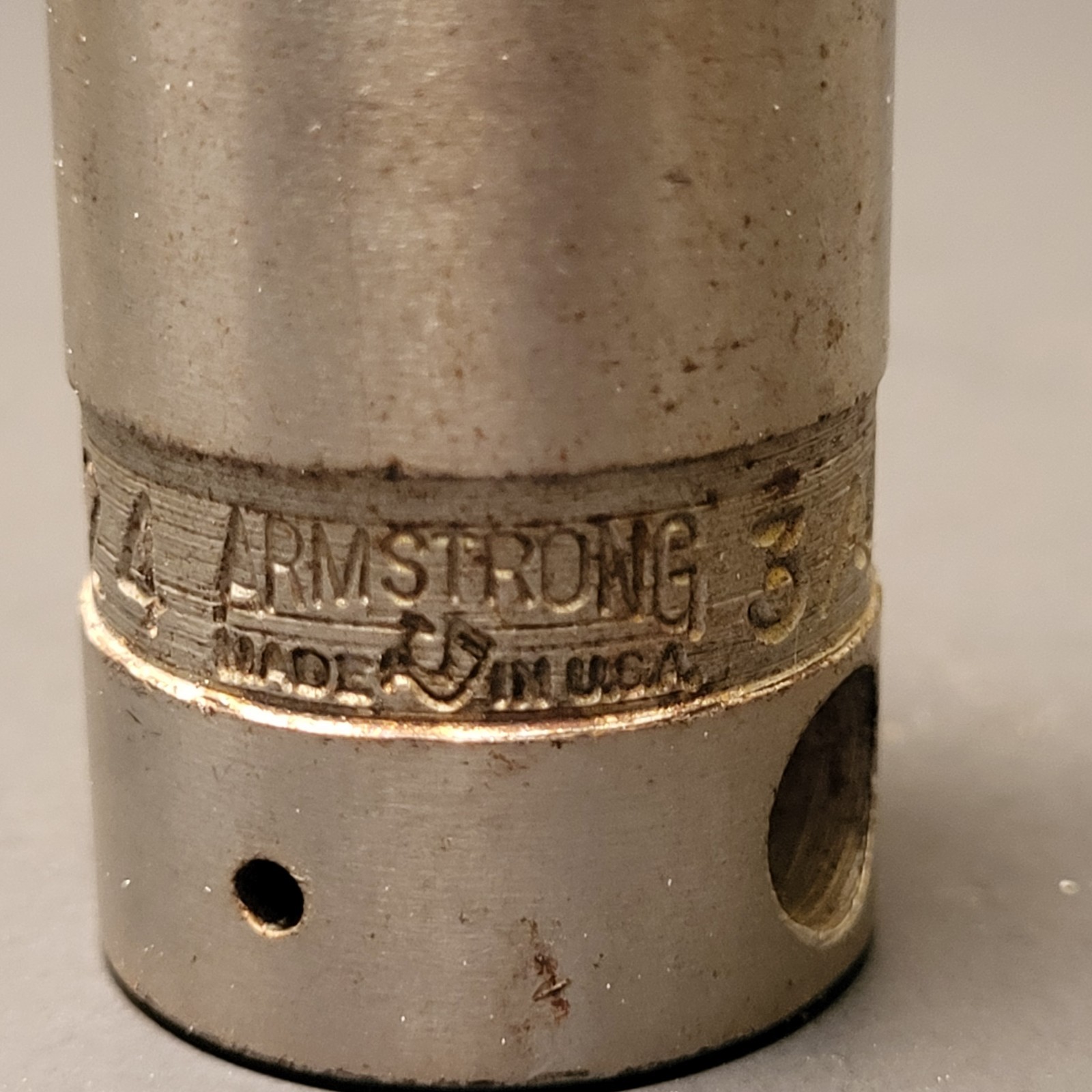 Armstrong Armaloy arm & hammer logo 3/4” deep socket 3/8” drive 12 point fd1224