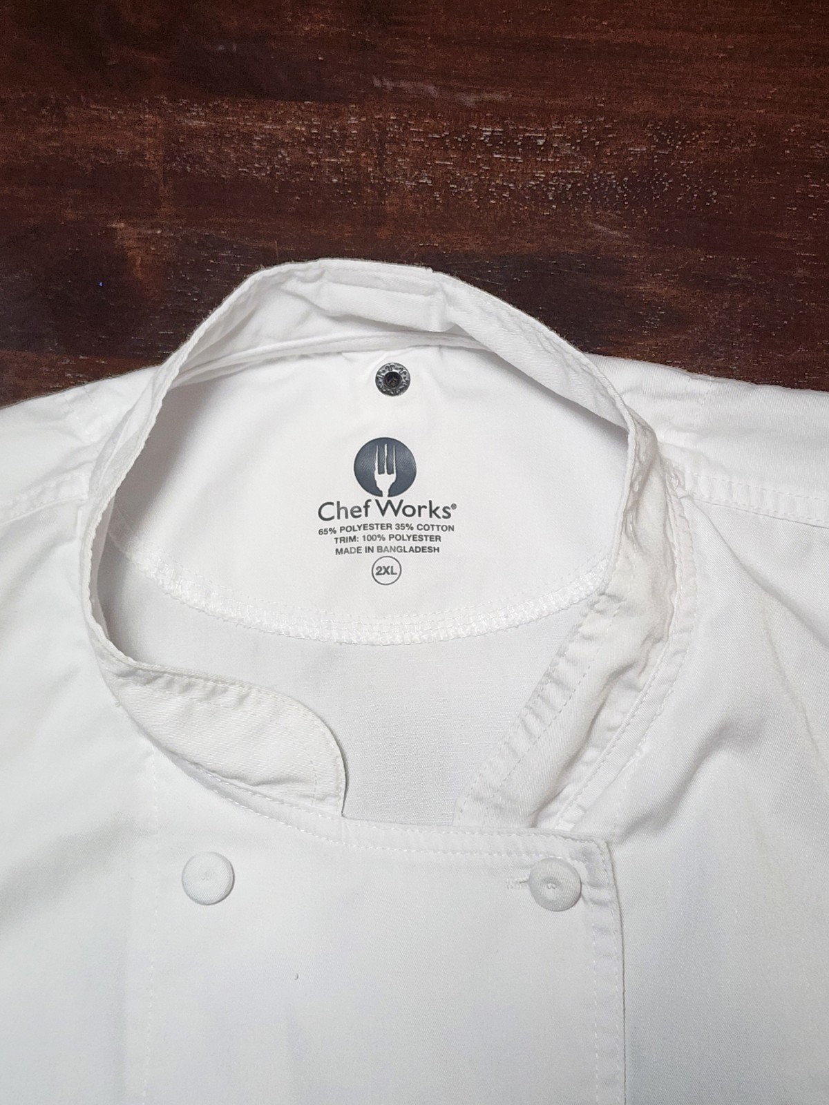 Chef Works Cool Vent Chef Coat White 2XL Unisex Used