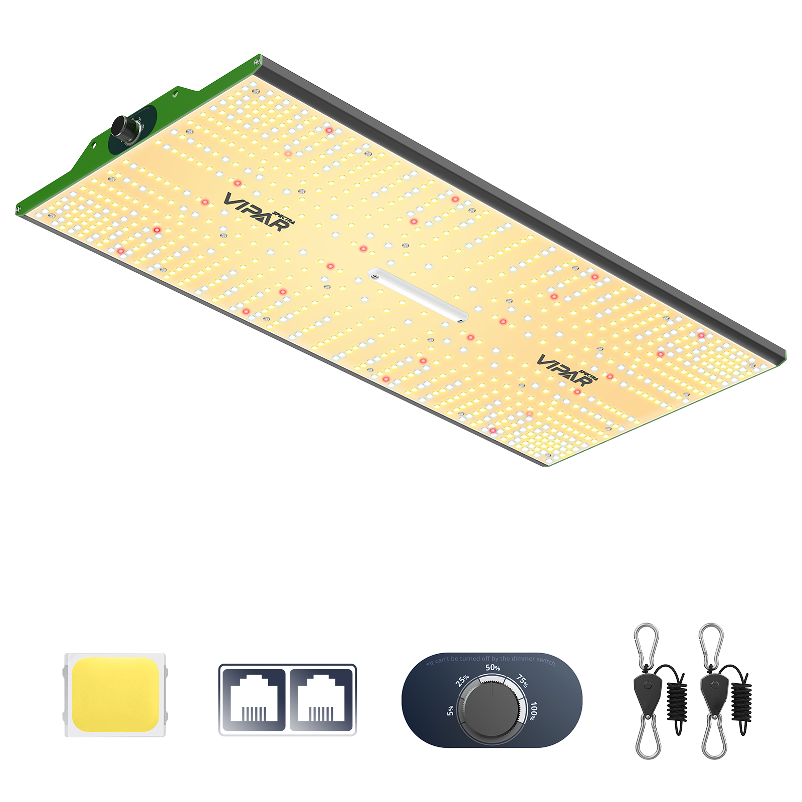 VIPARSPECTRA NEW P2000 LED Grow Light Full Spectrum Indoor Plants Hydroponics IR