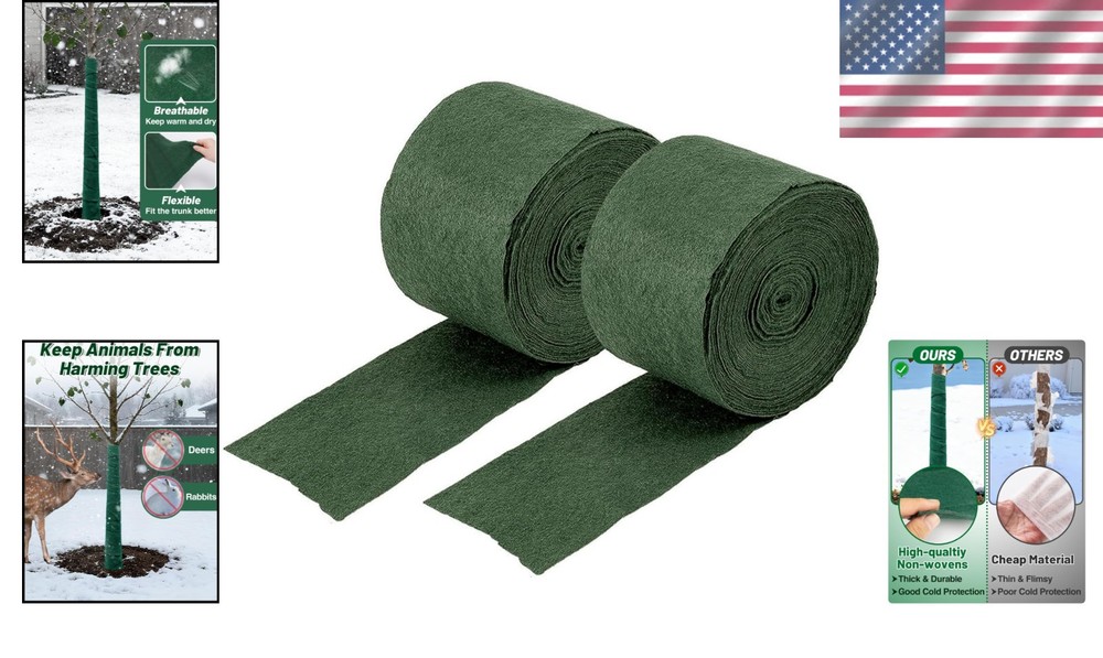 Winter Tree Protector Wrap - 65 ft x 2 - Heavy-Duty Guard