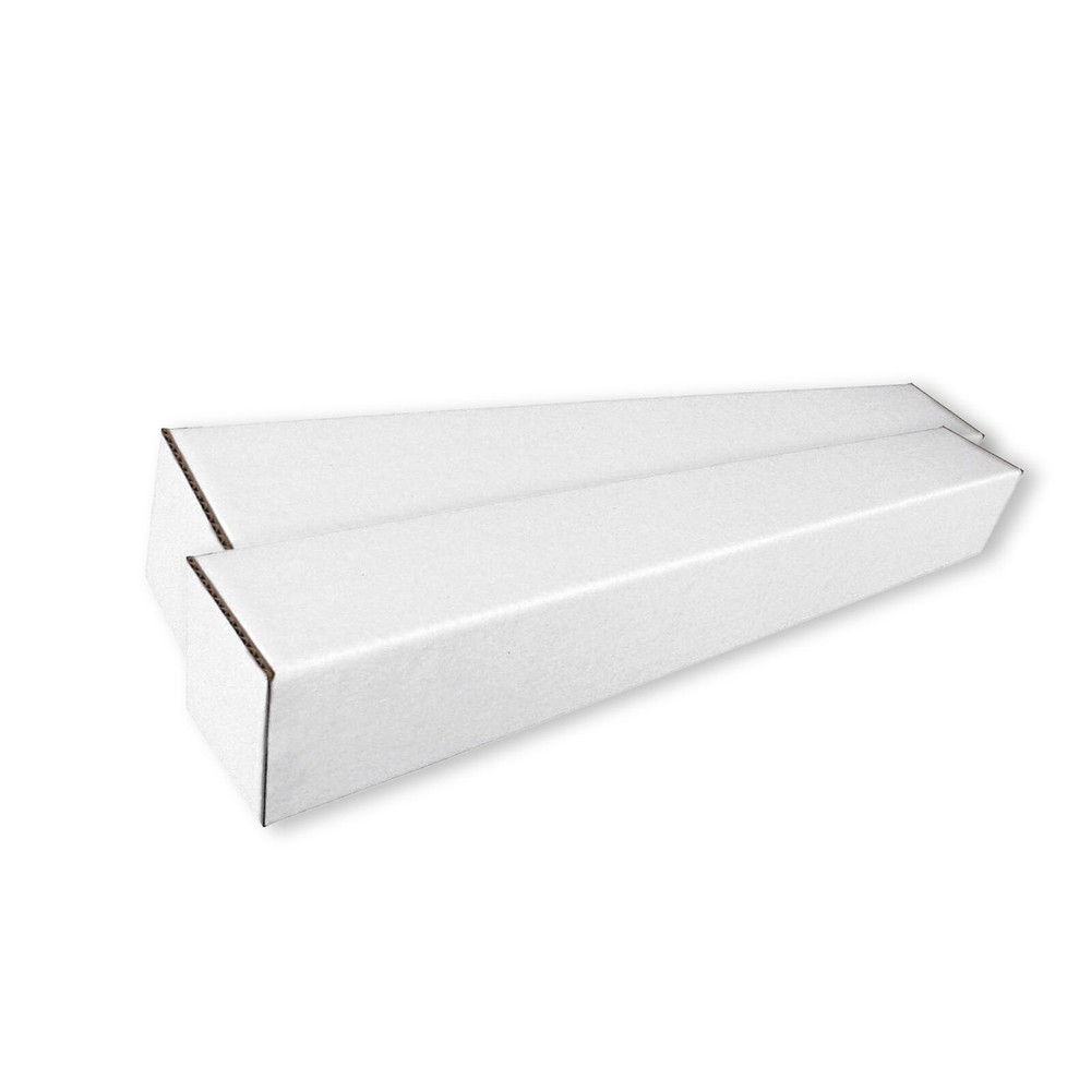 White Square Mailing Tubes 3 x 3 x 30" ECT-32B 25/Case