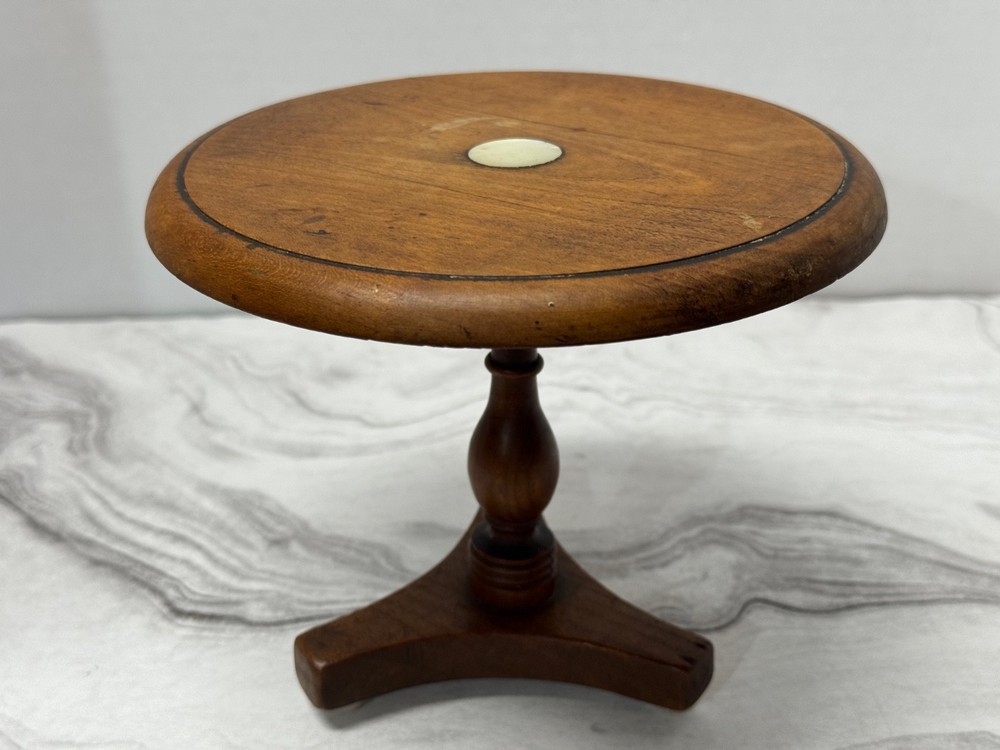 Antique Apprentice Piece Salesman Sample Tilt Top Table Miniature