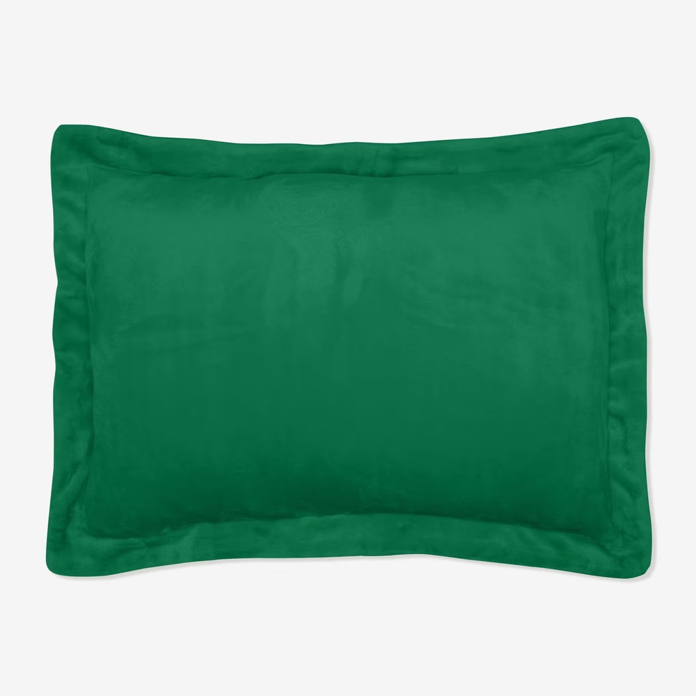 BrylaneHome BH Studio Microfleece Sham - King, Emerald
