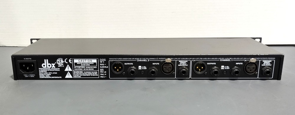 DBX 166XL 2-Channel Analog Professional Compressor/Limiter/Gate Rack System