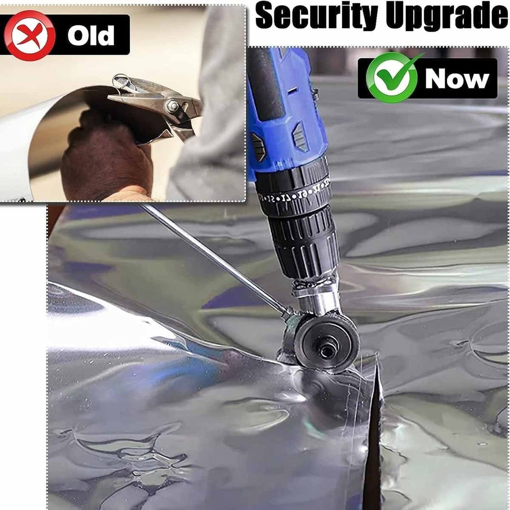 Metal Plate Cutter - Efficient Easy Iron Sheet Cutting Tool for Electric Drill