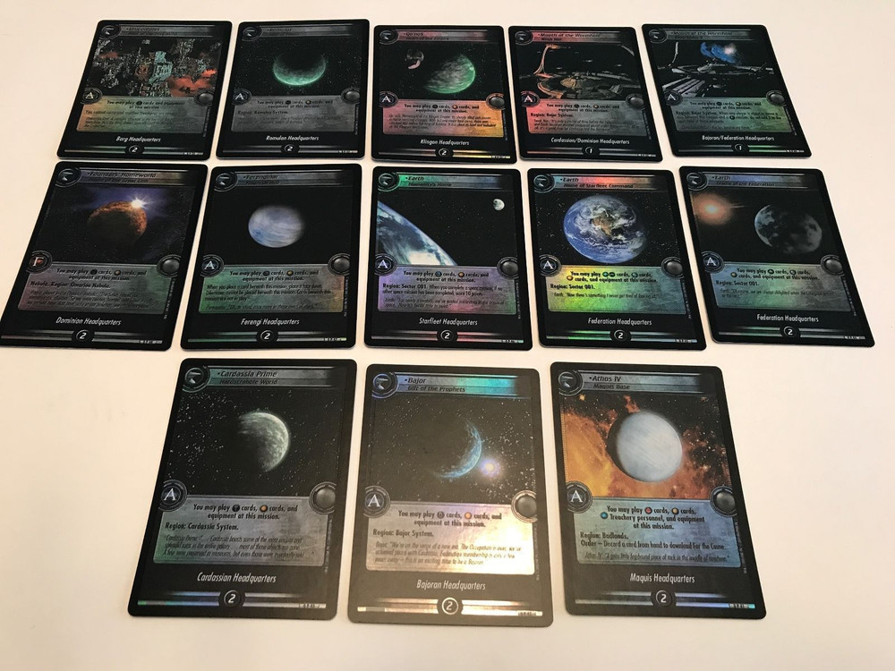 Star Trek 2nd Edition Headquarters HQ Foil Set
