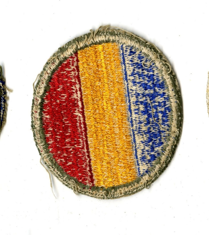 Replacement and Schools Command White Back Patch WWII Original