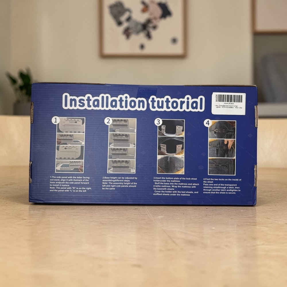 NEW Lock Sheet Holders – Adjustable White Bed Sheet Fasteners for a Bed