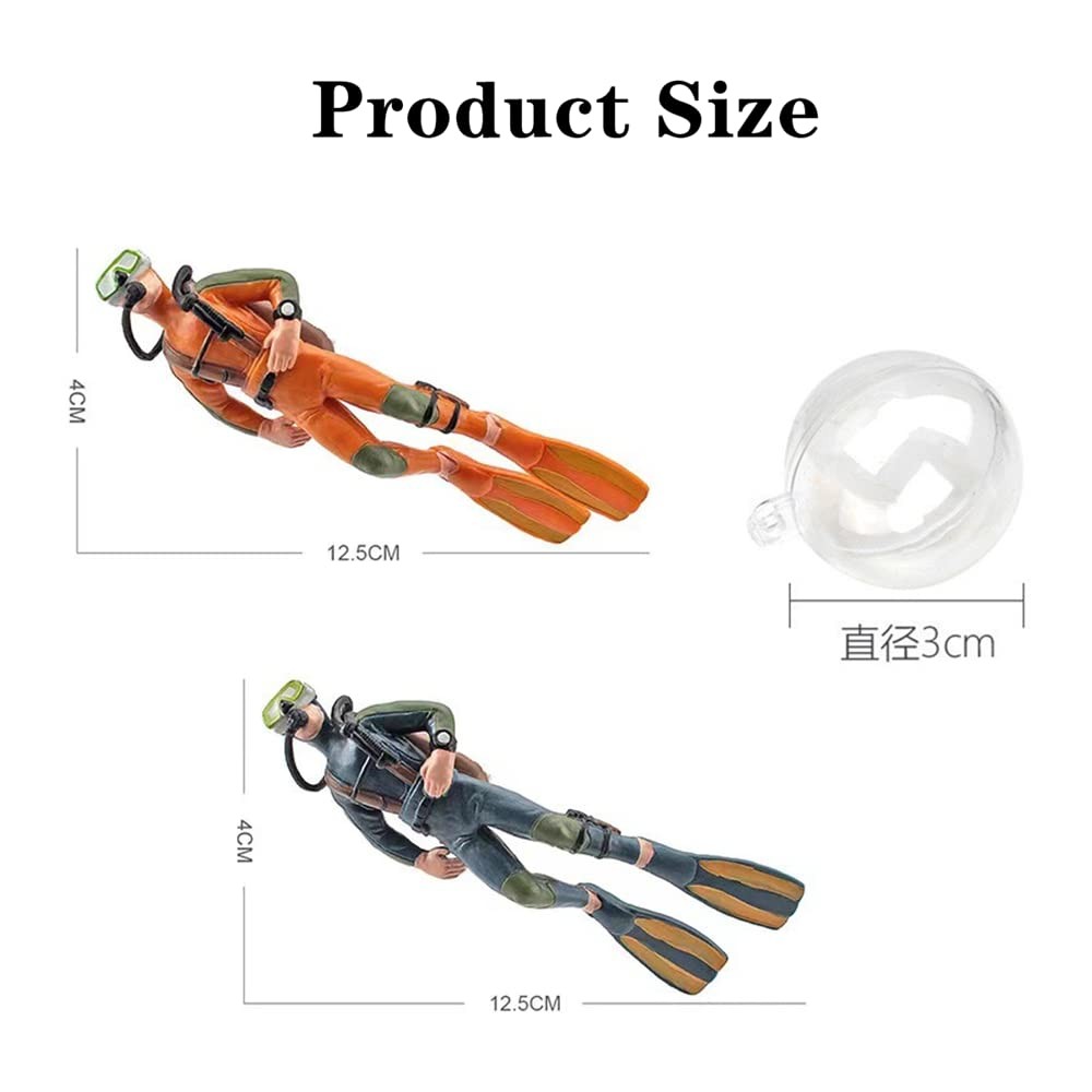JLEivvi 2 Pack Fish Tank Decorations Creative Floating Aquarium Accessories A...