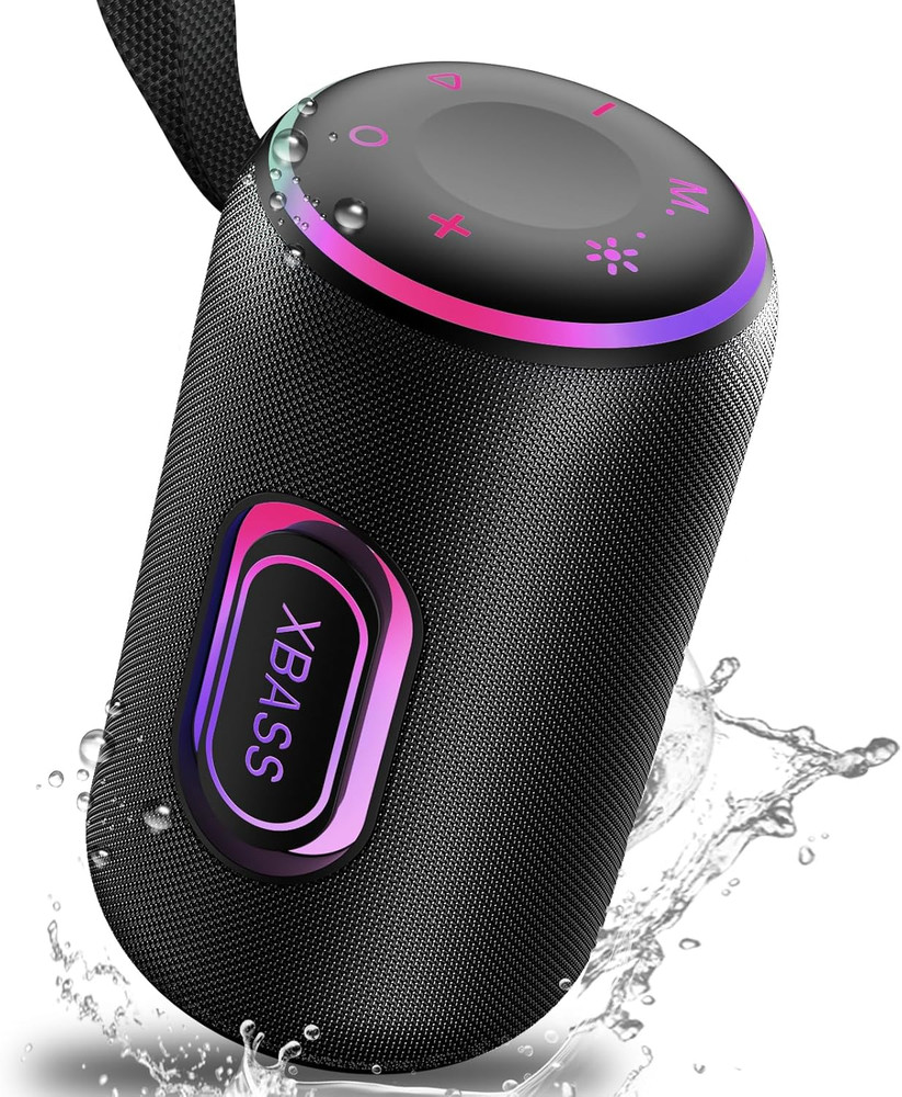 Portable Bluetooth Speaker, Bluetooth 5.4 Speaker, 30W Dual Speaker, 2.0 Channel