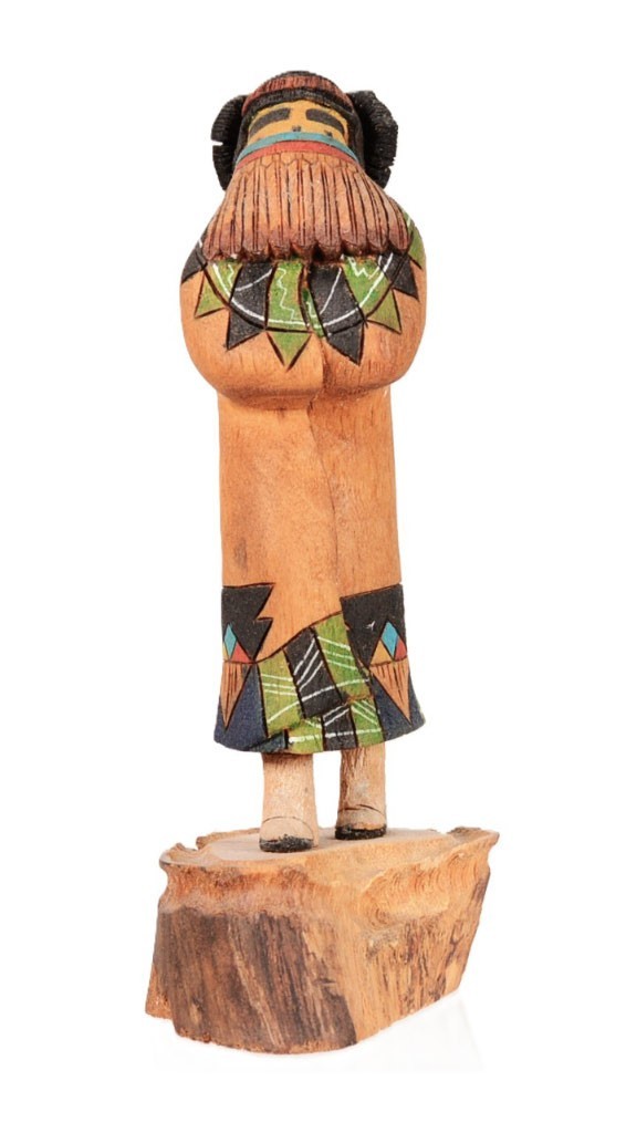 Hopi Kachina Maiden Doll By Wally Navasie Late 20th Century
