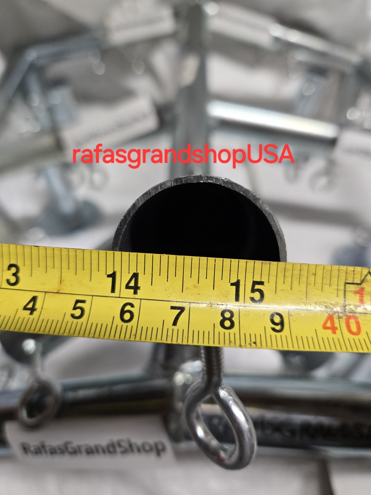 6 Leg Canopy Low Peak 10x20 Fittings Set 1'' Carport Frame Shed Tent 102 Degree