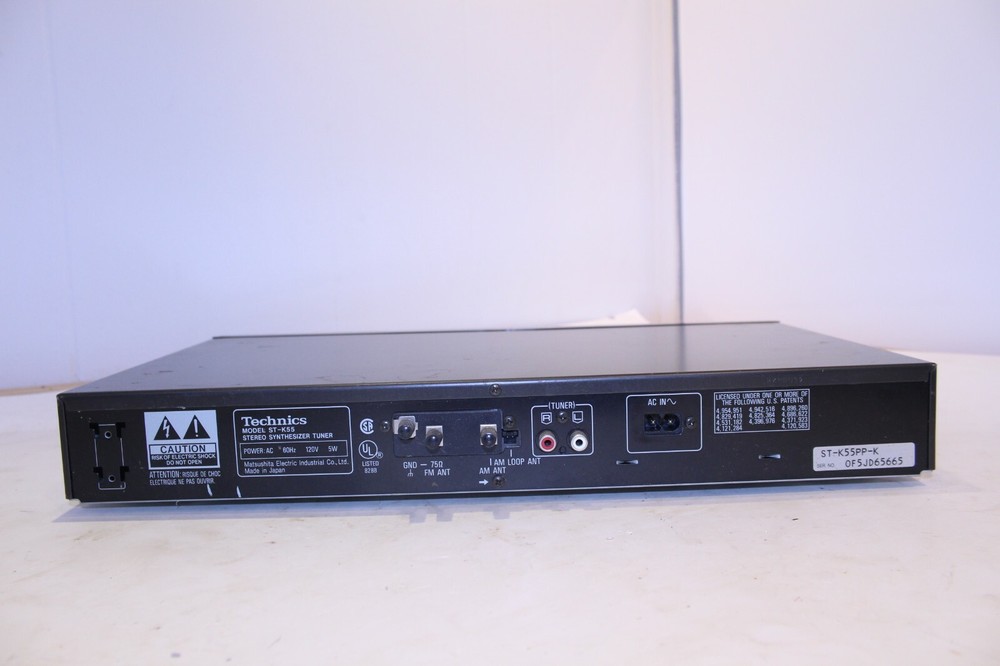 Technics Model ST-K55 Stereo Digital Synthesizer Tuner *Tested Working*