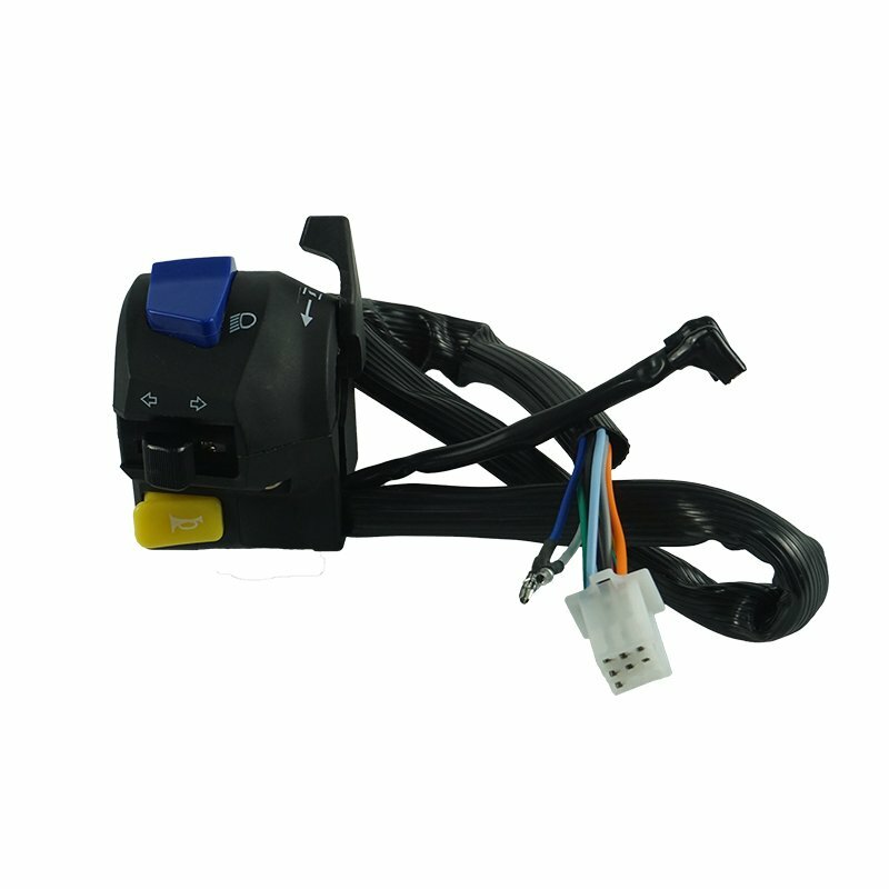 A Pair 7/8" Handlebar control switch Horn Turn Signal Headlight Electrical Start