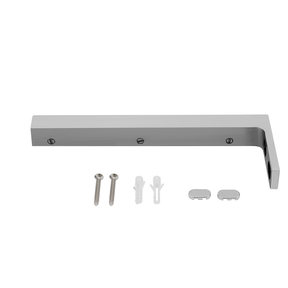 Glass Door L-Shape Stabilizing Bracket, Glass Support Bracket Stabilizer, Stabil