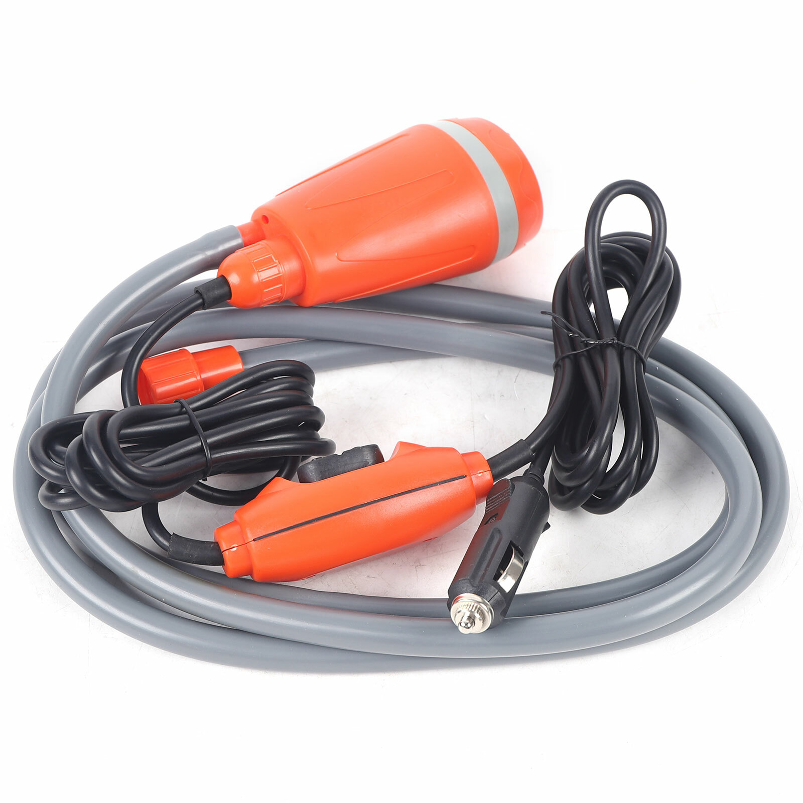 62W 12V Portable Outdoor Shower Head Water Pump Camping Hiking