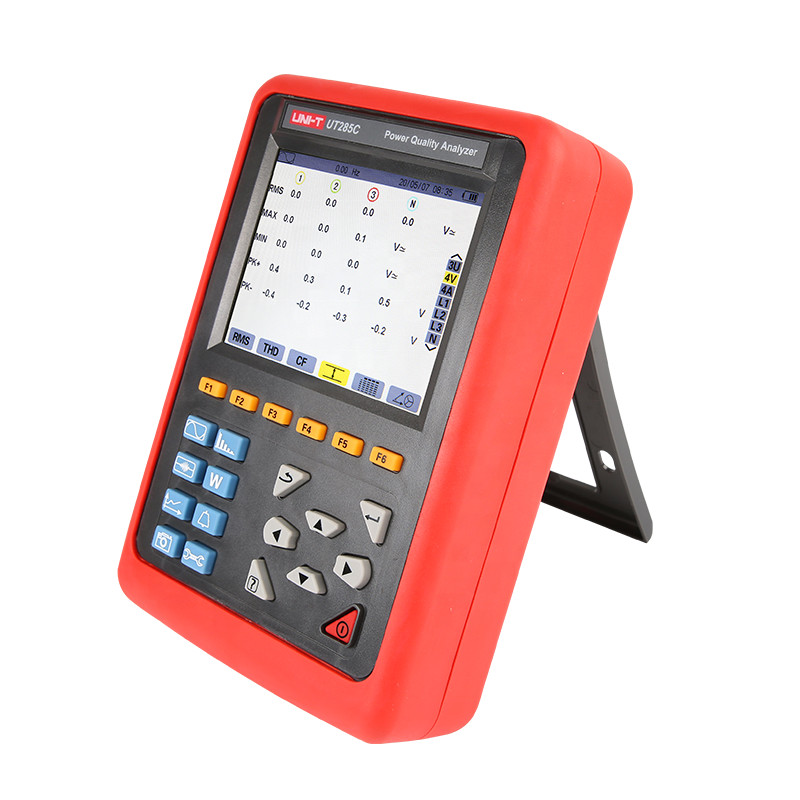 UNI-T UT285C Three Phase Power Quality Analyzer TRMS 1000A Current Clamp THD DPF