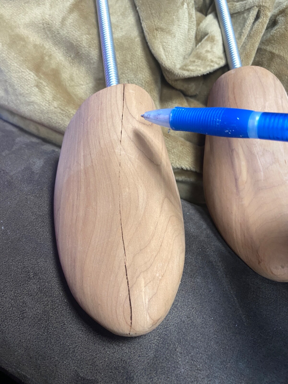 Cedar Women's Premium Cedar Shoe Tree with Tension Spring Coil 36/37